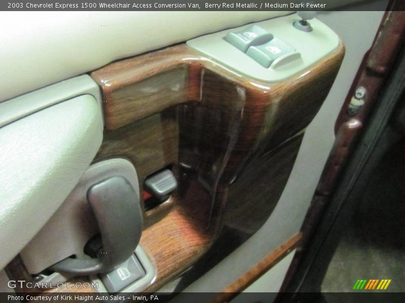 Berry Red Metallic / Medium Dark Pewter 2003 Chevrolet Express 1500 Wheelchair Access Conversion Van