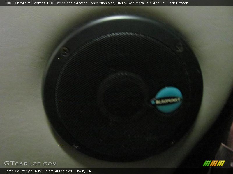 Berry Red Metallic / Medium Dark Pewter 2003 Chevrolet Express 1500 Wheelchair Access Conversion Van