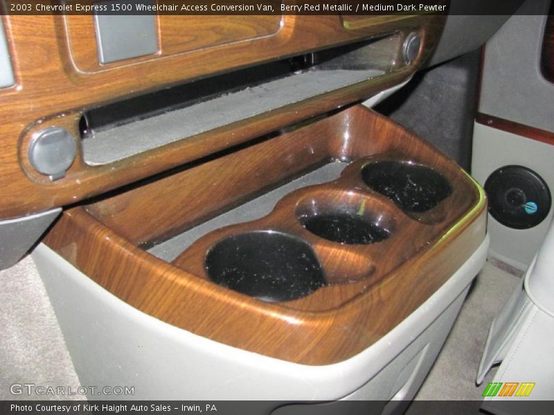 Berry Red Metallic / Medium Dark Pewter 2003 Chevrolet Express 1500 Wheelchair Access Conversion Van