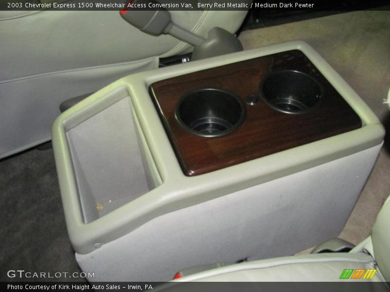 Berry Red Metallic / Medium Dark Pewter 2003 Chevrolet Express 1500 Wheelchair Access Conversion Van