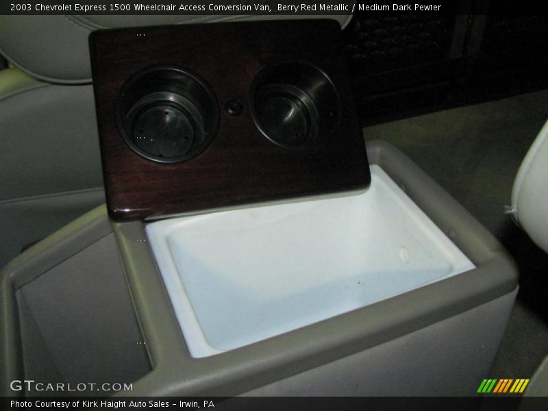 Berry Red Metallic / Medium Dark Pewter 2003 Chevrolet Express 1500 Wheelchair Access Conversion Van