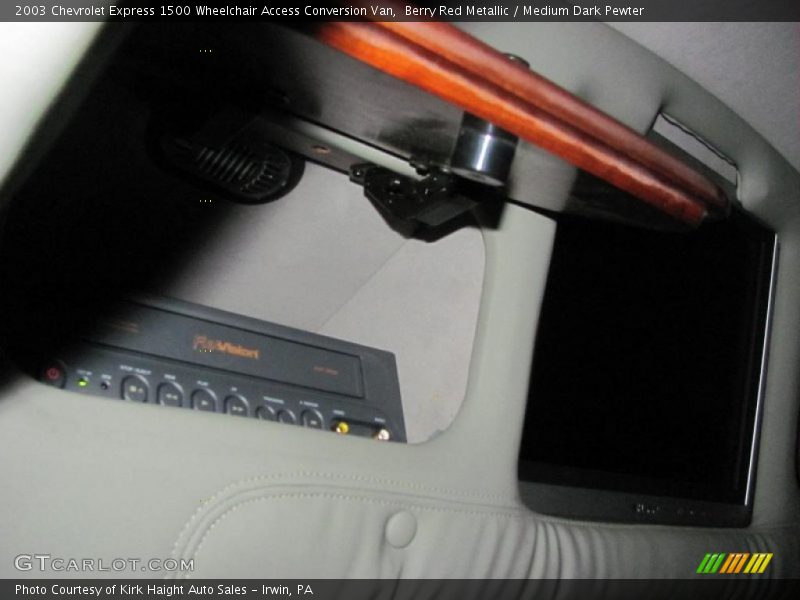 Berry Red Metallic / Medium Dark Pewter 2003 Chevrolet Express 1500 Wheelchair Access Conversion Van