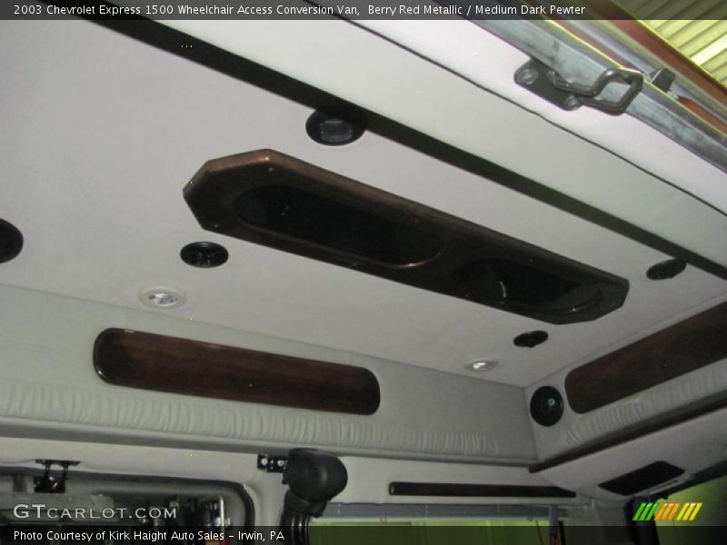 Berry Red Metallic / Medium Dark Pewter 2003 Chevrolet Express 1500 Wheelchair Access Conversion Van