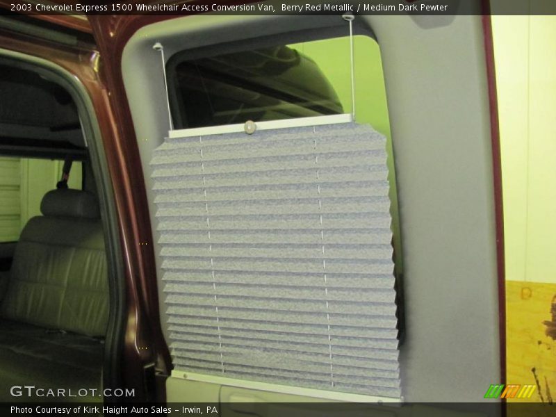 Berry Red Metallic / Medium Dark Pewter 2003 Chevrolet Express 1500 Wheelchair Access Conversion Van
