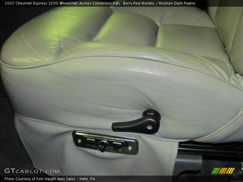 Berry Red Metallic / Medium Dark Pewter 2003 Chevrolet Express 1500 Wheelchair Access Conversion Van