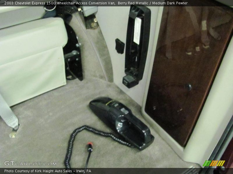 Berry Red Metallic / Medium Dark Pewter 2003 Chevrolet Express 1500 Wheelchair Access Conversion Van