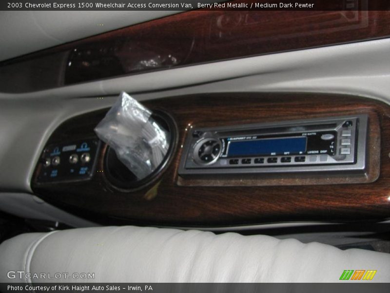 Berry Red Metallic / Medium Dark Pewter 2003 Chevrolet Express 1500 Wheelchair Access Conversion Van