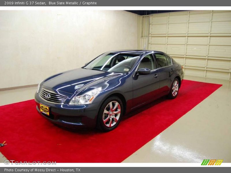Blue Slate Metallic / Graphite 2009 Infiniti G 37 Sedan