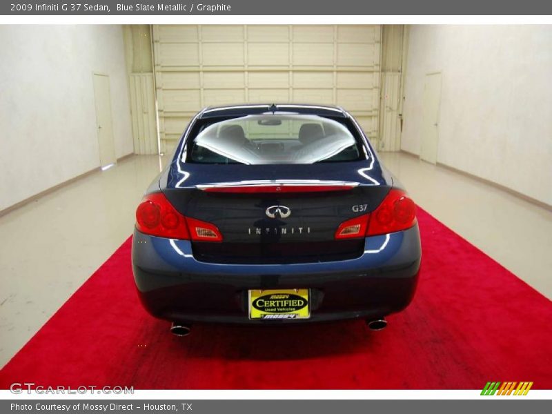 Blue Slate Metallic / Graphite 2009 Infiniti G 37 Sedan