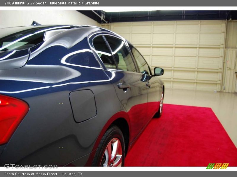 Blue Slate Metallic / Graphite 2009 Infiniti G 37 Sedan