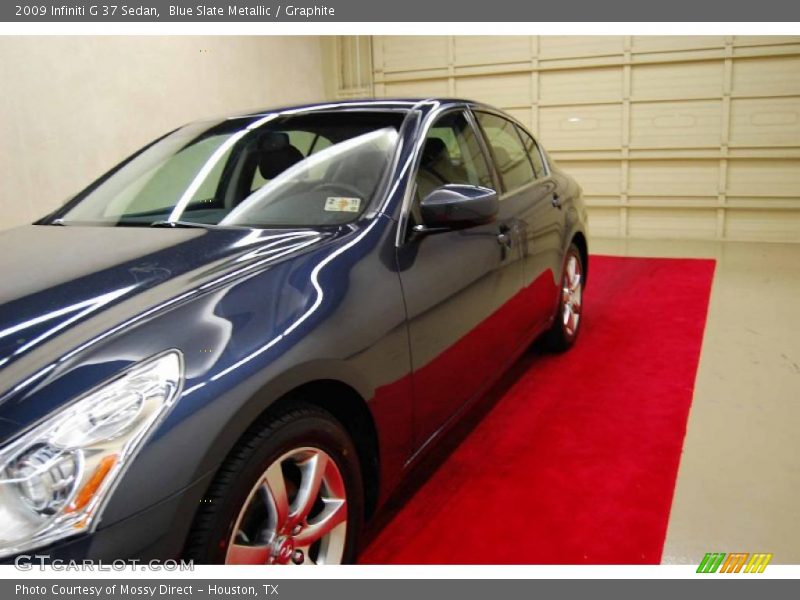 Blue Slate Metallic / Graphite 2009 Infiniti G 37 Sedan