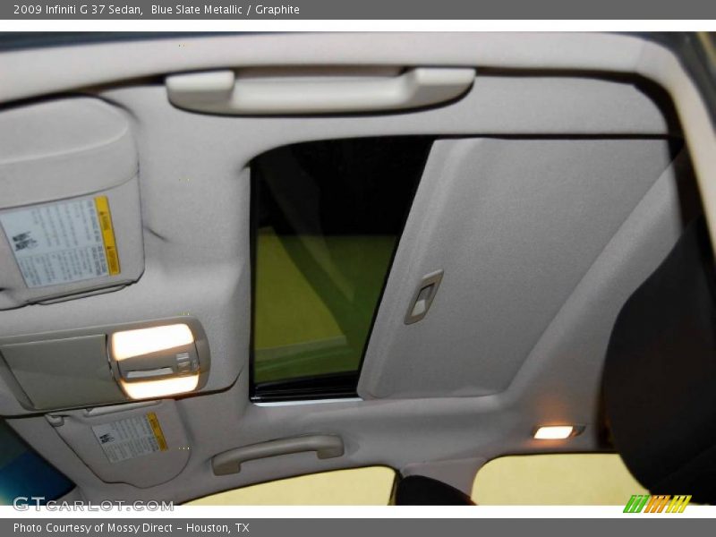 Blue Slate Metallic / Graphite 2009 Infiniti G 37 Sedan