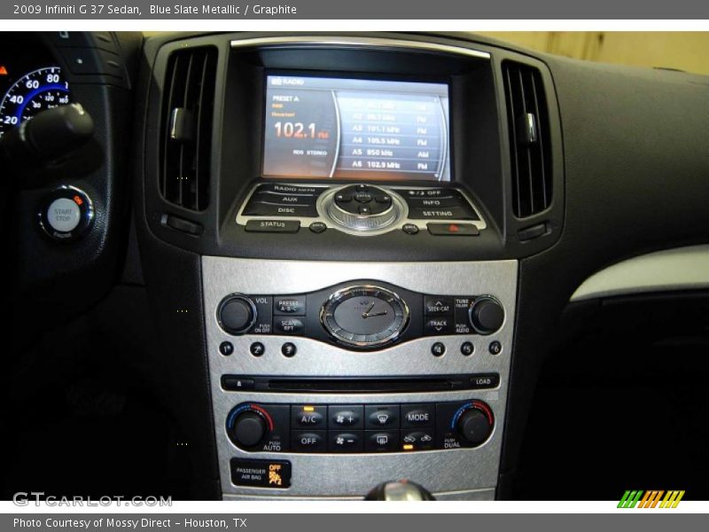 Blue Slate Metallic / Graphite 2009 Infiniti G 37 Sedan
