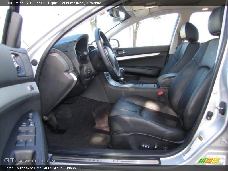 Liquid Platinum Silver / Graphite 2008 Infiniti G 35 Sedan