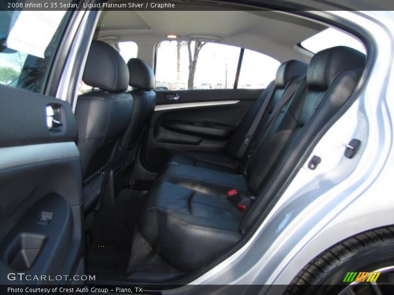 Liquid Platinum Silver / Graphite 2008 Infiniti G 35 Sedan