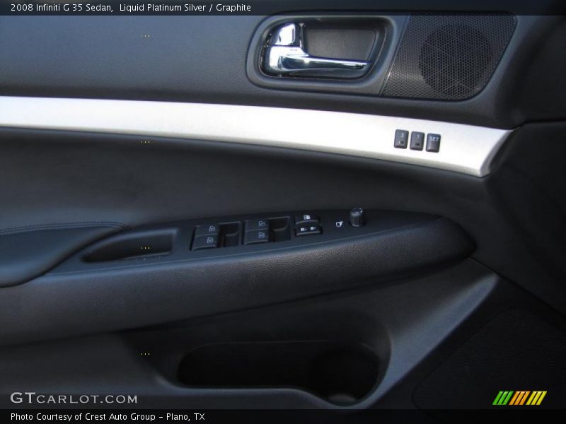 Liquid Platinum Silver / Graphite 2008 Infiniti G 35 Sedan