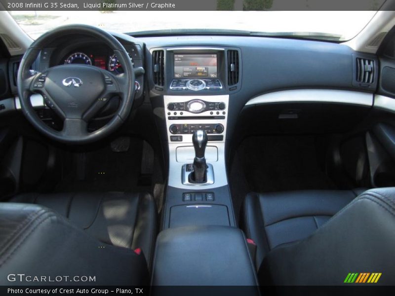 Liquid Platinum Silver / Graphite 2008 Infiniti G 35 Sedan