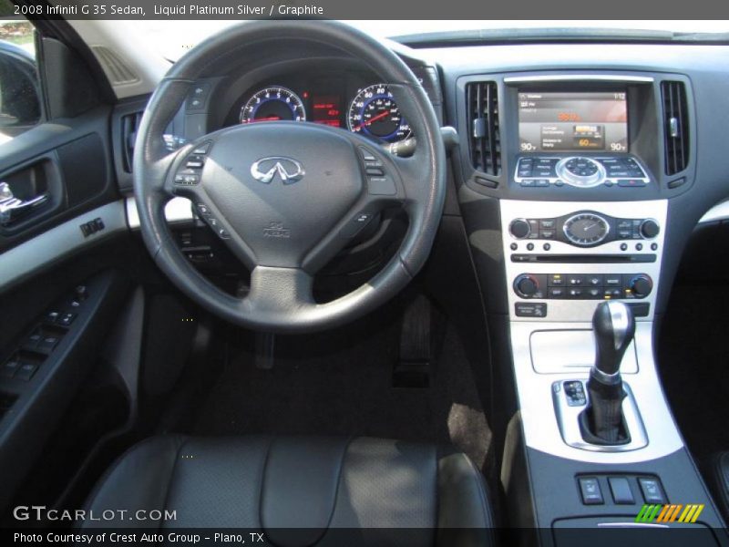 Liquid Platinum Silver / Graphite 2008 Infiniti G 35 Sedan