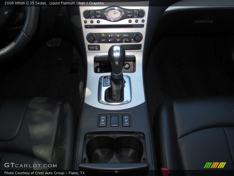 Liquid Platinum Silver / Graphite 2008 Infiniti G 35 Sedan