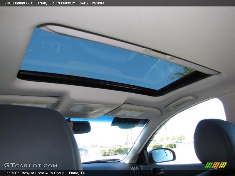 Liquid Platinum Silver / Graphite 2008 Infiniti G 35 Sedan