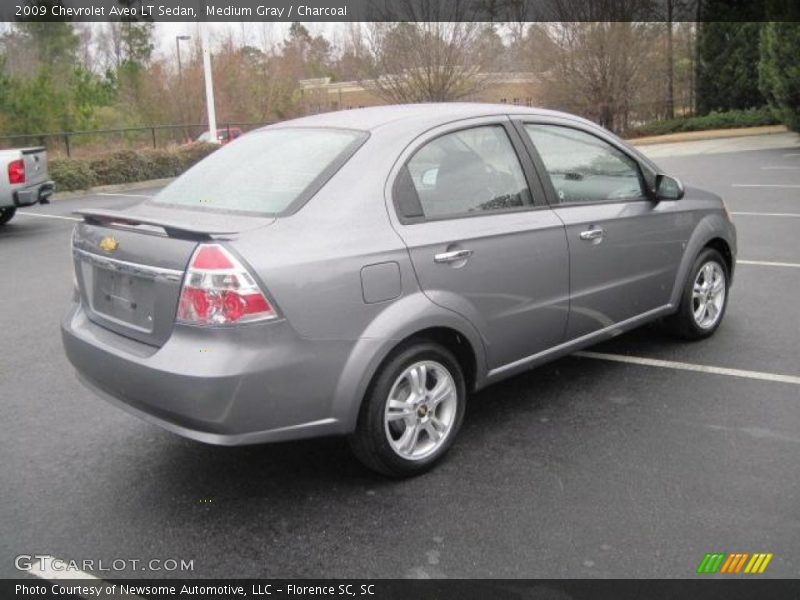 Medium Gray / Charcoal 2009 Chevrolet Aveo LT Sedan