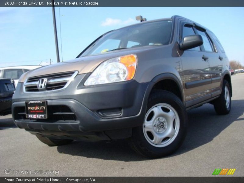 Mojave Mist Metallic / Saddle 2003 Honda CR-V LX