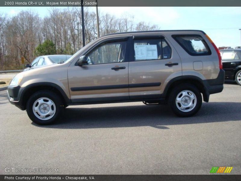 Mojave Mist Metallic / Saddle 2003 Honda CR-V LX