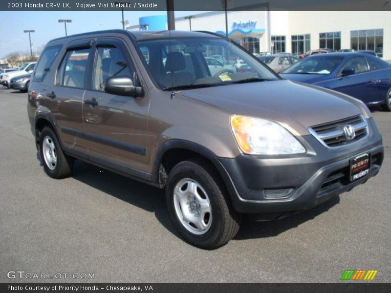 Mojave Mist Metallic / Saddle 2003 Honda CR-V LX