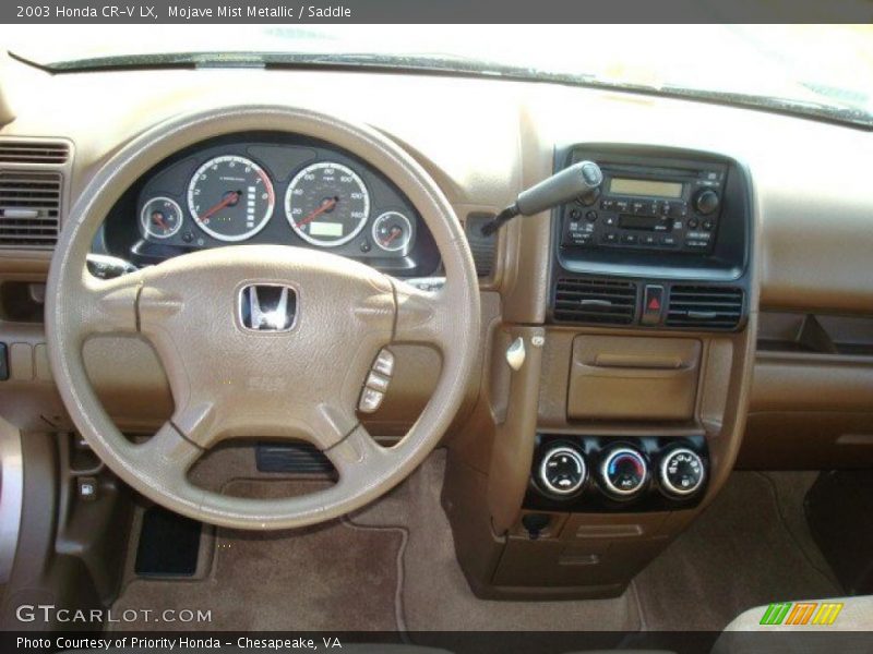 Mojave Mist Metallic / Saddle 2003 Honda CR-V LX