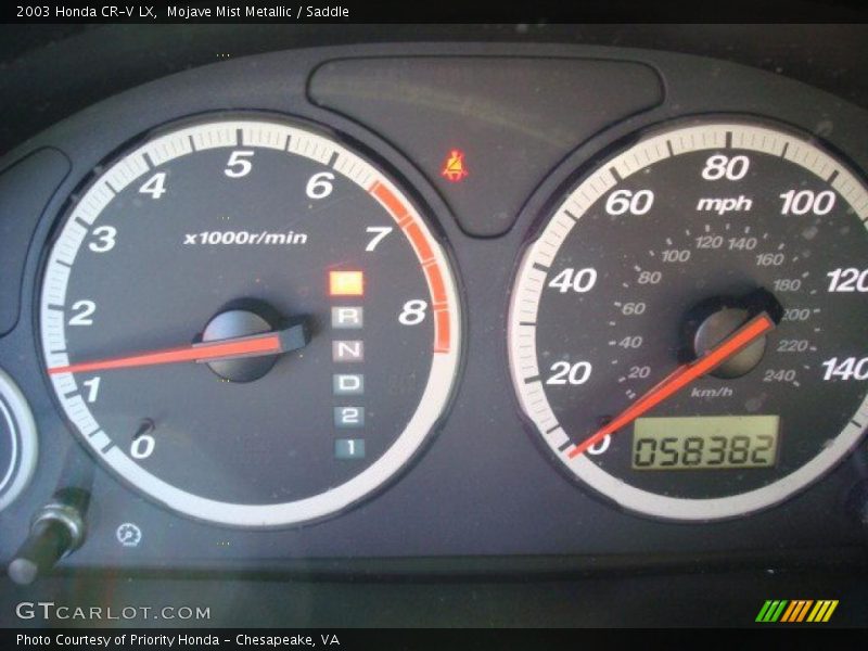 Mojave Mist Metallic / Saddle 2003 Honda CR-V LX