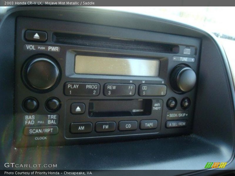 Mojave Mist Metallic / Saddle 2003 Honda CR-V LX