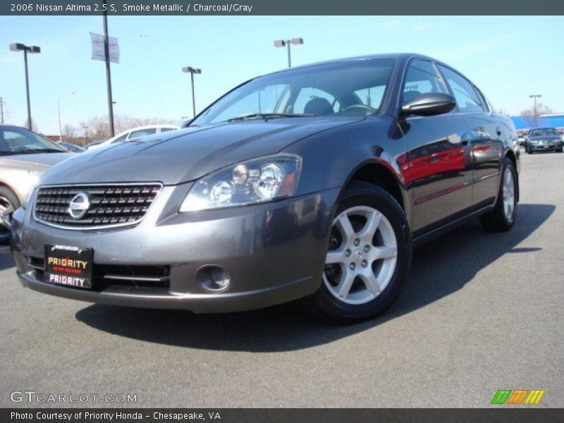 Smoke Metallic / Charcoal/Gray 2006 Nissan Altima 2.5 S
