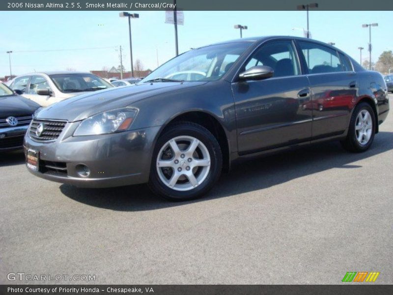 Smoke Metallic / Charcoal/Gray 2006 Nissan Altima 2.5 S