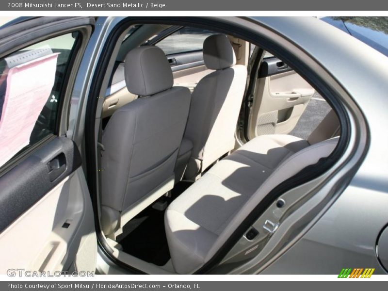 Desert Sand Metallic / Beige 2008 Mitsubishi Lancer ES
