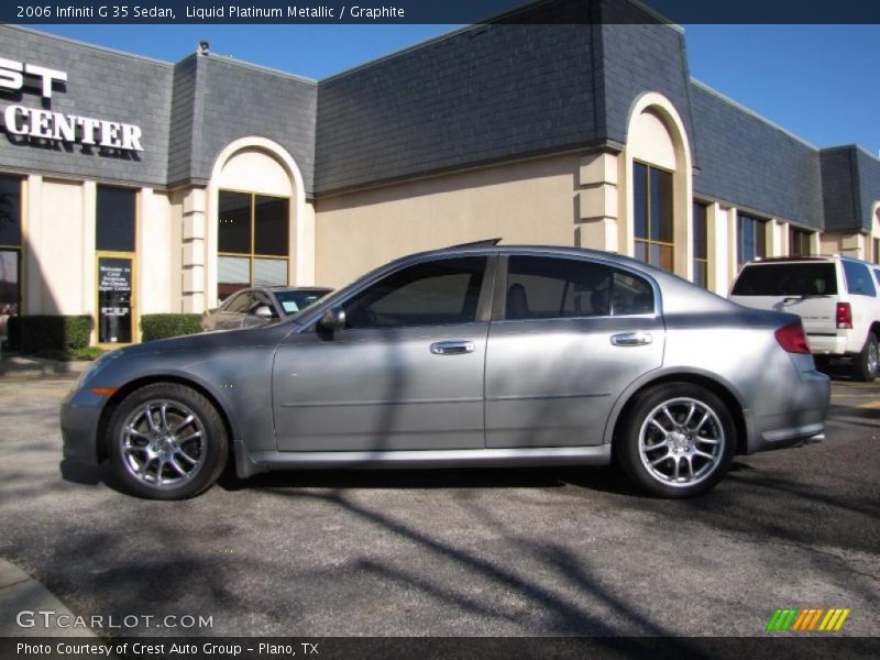 Liquid Platinum Metallic / Graphite 2006 Infiniti G 35 Sedan