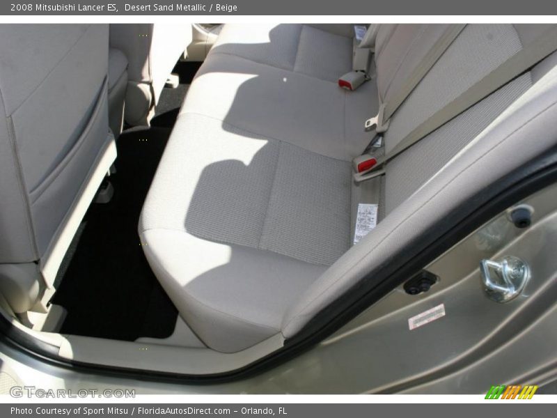 Desert Sand Metallic / Beige 2008 Mitsubishi Lancer ES