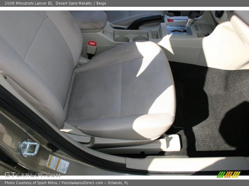 Desert Sand Metallic / Beige 2008 Mitsubishi Lancer ES