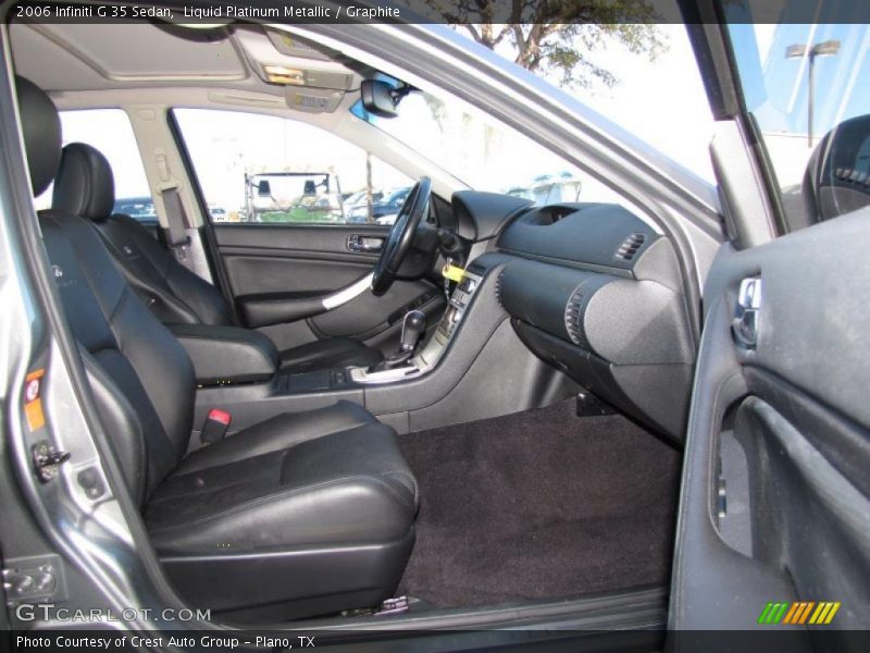 Liquid Platinum Metallic / Graphite 2006 Infiniti G 35 Sedan