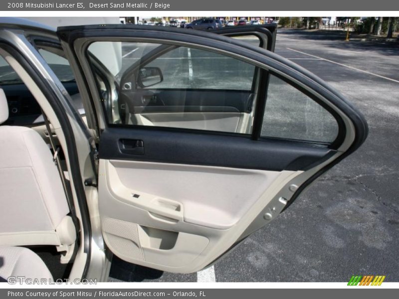 Desert Sand Metallic / Beige 2008 Mitsubishi Lancer ES