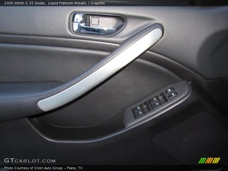 Liquid Platinum Metallic / Graphite 2006 Infiniti G 35 Sedan