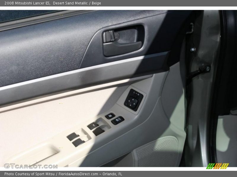 Desert Sand Metallic / Beige 2008 Mitsubishi Lancer ES