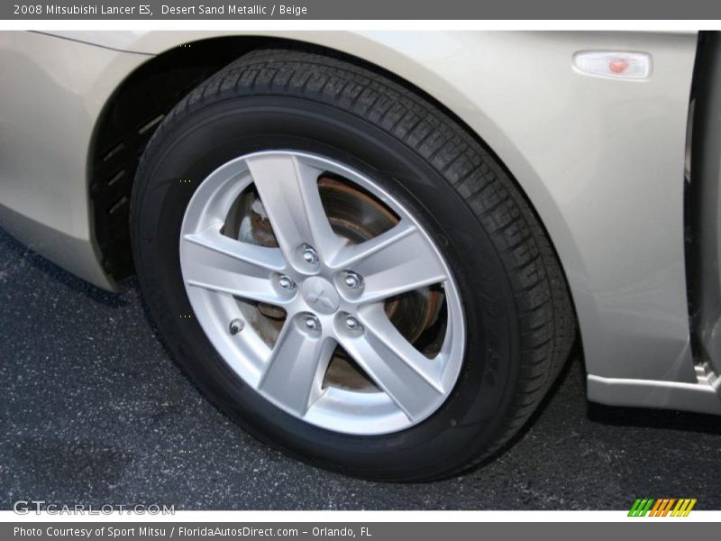 Desert Sand Metallic / Beige 2008 Mitsubishi Lancer ES