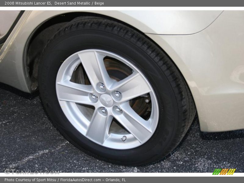 Desert Sand Metallic / Beige 2008 Mitsubishi Lancer ES