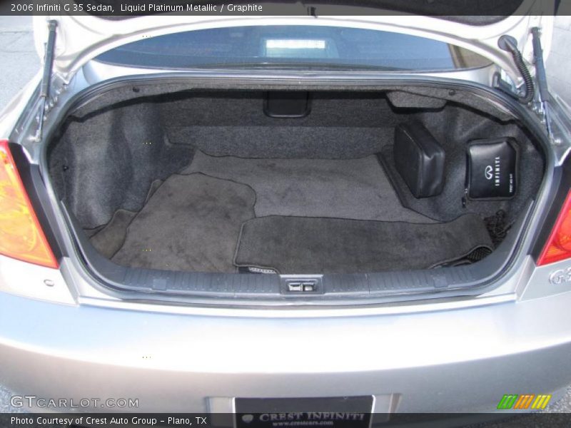 Liquid Platinum Metallic / Graphite 2006 Infiniti G 35 Sedan