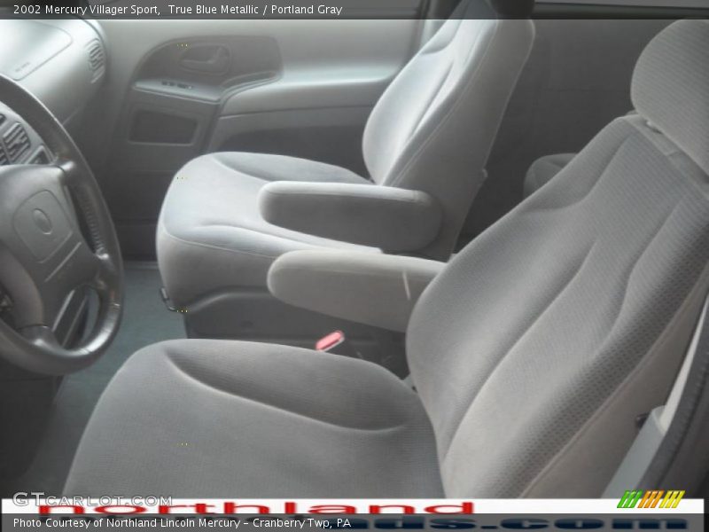 True Blue Metallic / Portland Gray 2002 Mercury Villager Sport