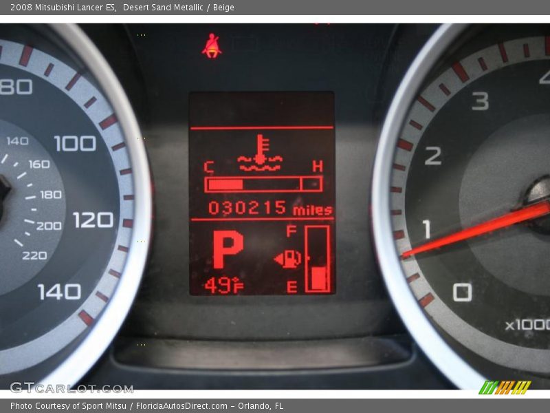 Desert Sand Metallic / Beige 2008 Mitsubishi Lancer ES