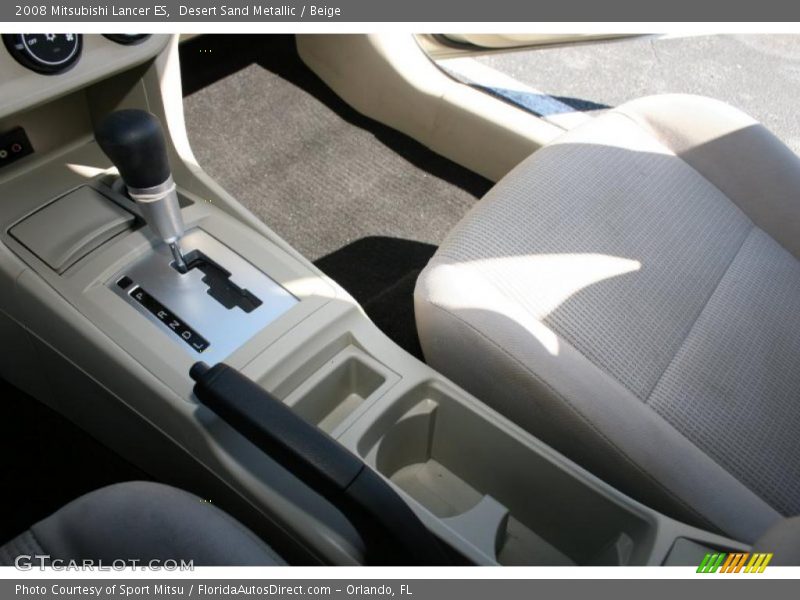Desert Sand Metallic / Beige 2008 Mitsubishi Lancer ES