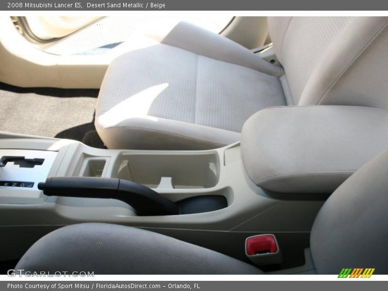 Desert Sand Metallic / Beige 2008 Mitsubishi Lancer ES