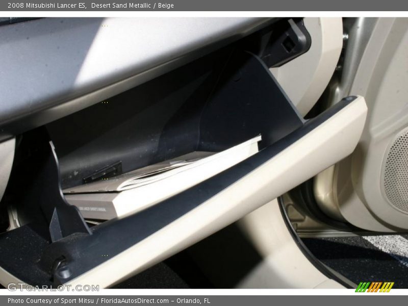 Desert Sand Metallic / Beige 2008 Mitsubishi Lancer ES
