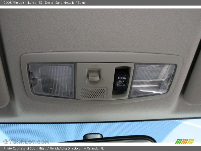 Desert Sand Metallic / Beige 2008 Mitsubishi Lancer ES